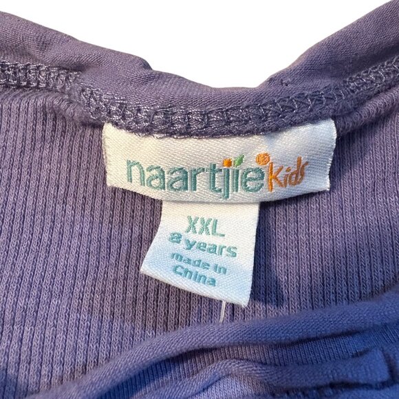 Naartjie Kids Purple Long-Sleeve Layered Dress XXL 8 Years NWT - Picture 2 of 3